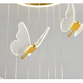 economico Luci Isola cucina-lampada a sospensione a led 35 cm lampada a sospensione a design singolo in acrilico stile nordico a led 110-240 v
