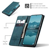 cheap Other Phone Case-Xiaomi Full Body Case Leather Wallet Card Redmi K30S redmi k30 pro Mi 11 Lite Note 10 Pro Max Wallet Card Holder Flip Solid Colored PU Leather TPU