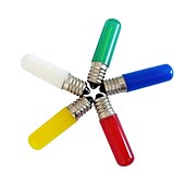 preiswerte LED-Globusbirnen-LED Globus Glühbirnen 10 Stück 1,5 W 80 lm E14 T22 2 LED Perlen integrieren LED dekorative weiß rot blau