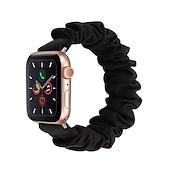 お買い得  Apple Watch Bands-時計バンド のために Apple Watch 38mm 40mm 41mm 42mm 44mm 45mm 49mm iwatch Series Ultra 8 7 6 SE 5 4 3 2 1 生地 置換 ストラップ 女性 弾性ある 伸縮性 シュシュバンド リストバンド