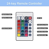 economico Controllo a distanza-luci di striscia a led rgb 5m 10m 15m 20m luci a led cambio colore flessibile smd con telecomando ir e adattatore 100-240v per casa camera da letto cucina tv luci posteriori decorazioni fai da te dc12v