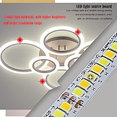 abordables Plafonniers à intensité variable-plafonnier led lueur vers l&#039;extérieur plafonnier led 4/6/8 lumières encastrées design de cercle simplicité de style moderne acrylique 90w salon salle à manger luminaire de chambre à coucher