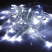 cheap Battery String Lights-Elegant Wedding Reception Party LED String Lights LED Fairy Lights Christmas Wedding Bedroom Decoration Warm White Multi Color 1.5m 3m 10m AA Batteries Powered