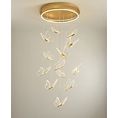economico Luci Isola cucina-lampada a sospensione a led 35 cm lampada a sospensione a design singolo in acrilico stile nordico a led 110-240 v