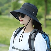 cheap Outdoor Headwear-Hat Sun Hat Bucket Hat Packable UV Protection Breathable for Cotton Summer Spring