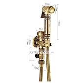 economico Rubinetti per bidet-rubinetto bidet in rame antico spruzzatore per bidet portatile autopulente antico