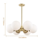 preiswerte Globus-Design-LED-Deckenleuchte 15 cm Globus Design Unterputzleuchten Metall geometrisches Messing modern 220-240v