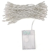 cheap Battery String Lights-Elegant Wedding Reception Party LED String Lights LED Fairy Lights Christmas Wedding Bedroom Decoration Warm White Multi Color 1.5m 3m 10m AA Batteries Powered