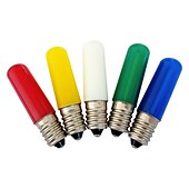 preiswerte LED-Globusbirnen-LED Globus Glühbirnen 10 Stück 1,5 W 80 lm E14 T22 2 LED Perlen integrieren LED dekorative weiß rot blau