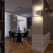 cheap Indoor Wall Lights-Lightinthebox LED Wall Lights G9 9W Floor Lamps Modern Wall Lamps for Living Room Bedroom Hallway Home Room Decorations Aluminum Material 220-240/ 110-120V