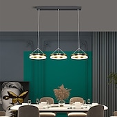 abordables Éclairages pour îlot-led pendentif lumière trois têtes salle à manger lampe led lumière de luxe mode longue table lustre simple moderne bar club lampe salle à manger cuisine 72cm