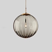 cheap Island Lights-LED Pendant Light Bedside Light Glass Globe Design Modern 15 cm Lantern Desgin Metal Electroplated Modern Artistic 110-120V 220-240V