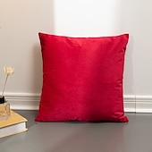 billige Trender innen puter-dekorative kasteputer høst putetrekk putetrekk moderne enkel tykk nederlandsk fløyel ensfarget sofa stue soverom 1 stk rosa blå salvie grønn lilla