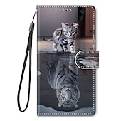 ieftine Carcase iPhone-Carcasă pentru telefon pentru iPhone 16e iPhone 16 iPhone 15 Pro Max Plus iPhone 14 13 12 11 Pro Max Mini SE X XR XS Max 8 7 Plus Carcasă portofel flip cu suport holder cartoon TPU PU piele