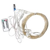 Недорогие Питание от USB-элегантная свадебная вечеринка прием светодиодные гирлянды 3м х 2м – 200 светодиодов с usb&amp;amp;пульт дистанционного управления для валентинки&amp;amp;украшение дома