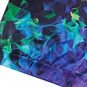 Недорогие Мальчиковое 3D-зрение и геометрия-Дети Мальчики Худи / толстовка Pullover Длинный рукав Черный 3D печать Радужный Графика 3D-печати Контрастных цветов С карманами Активный Классический 4-12 лет