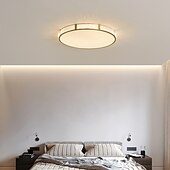 economico Supporti da incasso e semi incasso-plafoniera led 30/40/50 cm forme geometriche luci da incasso rame metallo geometrico ottone led moderno semplice stile nordico 220-240v