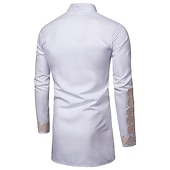 preiswerte afrozentrische Mode-Herren Hemd Moderne afrikanische Outfits Afrikanischer Druck Dashiki Maskerade Erwachsene Hemd Party