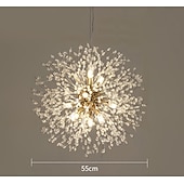 tanie Żyrandole-Wisiorek led light kryształowy żyrandol dmuchawiec projekt 9-light fajerwerki nowoczesny żyrandol sputnik wisiorek oprawa oświetleniowa do sypialni salon jadalnia