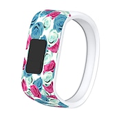 tanie Opaski do zegarków Garmin-Pasek do zegarka na Garmin Vivofit 3 Garmin vívofit jr Garmin Vivofit JR2 Silikon Zastąpienie Pasek Oddychający Pasek sportowy Mankiet