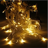 cheap Battery String Lights-Elegant Wedding Reception Party LED String Lights LED Fairy Lights Christmas Wedding Bedroom Decoration Warm White Multi Color 1.5m 3m 10m AA Batteries Powered