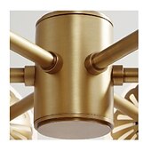 preiswerte Globus-Design-LED-Deckenleuchte 15 cm Globus Design Unterputzleuchten Metall geometrisches Messing modern 220-240v