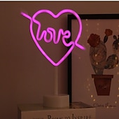 preiswerte Neon-LED-Beleuchtung-Flamingo Kokosnussbaum Engel Dekorations Beleuchtung 3D Nachtlicht Kinderzimmer Nachtlicht Nächtliche Beleuchtung lieblich Geburtstag Mit USB-Anschluss ON / OFF Ramadan Festival Neujahr AAA-Batterien