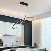 ieftine Lumini insulare-pandantiv cu LED lumina modernă a insulei include versiune reglabilă 95cm candelabru cu design unic, finisaje din aluminiu vopsite artistic 110-120v 220-240v