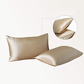 cheap Sheets &amp; Pillowcase-4 Pieces Satin Sheet Sets Hotel Luxury Silky Bed Sheets Soft Premium Satin Sheets Wrinkle &amp; Fade Resistant Bedding Set Sheet Set, Include 1 Deep Pocket Fitted Sheet(12inch),1 Flat Sheet, 2 Pillowcases