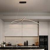 ieftine Lumini insulare-pandantiv cu LED lumina modernă a insulei include versiune reglabilă 95cm candelabru cu design unic, finisaje din aluminiu vopsite artistic 110-120v 220-240v