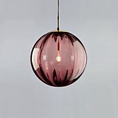 cheap Island Lights-LED Pendant Light Bedside Light Glass Globe Design Modern 15 cm Lantern Desgin Metal Electroplated Modern Artistic 110-120V 220-240V