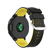 זול רצועות שעונים של Garmin-צפו בנד ל גרמין Approach S2 / S4 סיליקוןריצה תַחֲלִיף רצועה נושם רצועת ספורט אבזם קלאסי צמיד