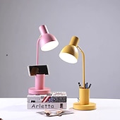 cheap Desk Lamps-Desk Lamp Eye Protection / Adjustable / Dimmable LED power supply For Bedroom / Study Room / Office AC100-240V Yellow / Blue / Pink / CE Certified