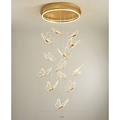 economico Luci Isola cucina-lampada a sospensione a led 35 cm lampada a sospensione a design singolo in acrilico stile nordico a led 110-240 v