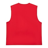 cheap Vests-Men&#039;s Women&#039;s Fishing Vest Hiking Vest Sleeveless Jacket Coat Top Outdoor Multi-Pockets Breathable Quick Dry Lightweight Winter Summer Polyester Yellow Orange Red Camping / Hiking Fishing