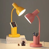 cheap Desk Lamps-Desk Lamp Eye Protection / Adjustable / Dimmable LED power supply For Bedroom / Study Room / Office AC100-240V Yellow / Blue / Pink / CE Certified
