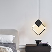 economico Luci Isola cucina-luce a sospensione a led luce isola moderna lampada da comodino rotondo quadrato rettangolo stile metallo geometrico minimalista finiture verniciate contemporaneo 110-120v 220-240v