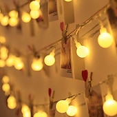 economico Plug in elettrico-globo luci della stringa 10m 100 led mini palla fata luce all&#039;aperto decorazione di cerimonia nuziale luci impermeabile per interni esterni camera da letto festa giardino albero di natale decor plug