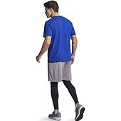 baratos Camisetas masculinas casuais-Homens Camiseta Camisas antiumidade Manga Curta Decote Redondo Todas as Estações Tecido Básico Casual Royal blue 1 Preto Branco Top Tee para Homens