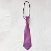 cheap Kids&#039; Ties &amp; Bows-Kids Baby Boys&#039; Party Factory Wholesale Free Small Tie Pure Color Short Female Children Cute Decoration Casual Uniform Accessories Headgear