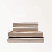 cheap Sheets &amp; Pillowcase-4 Pieces Satin Sheet Sets Hotel Luxury Silky Bed Sheets Soft Premium Satin Sheets Wrinkle &amp; Fade Resistant Bedding Set Sheet Set, Include 1 Deep Pocket Fitted Sheet(12inch),1 Flat Sheet, 2 Pillowcases