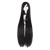 cheap Party Wigs-40 100cm Anime Costume Long Straight Cosplay Wig Party Wig Carnival Cosplay Party Wigs