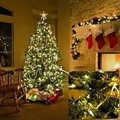 cheap Battery String Lights-Elegant Wedding Reception Party LED String Lights LED Fairy Lights Christmas Wedding Bedroom Decoration Warm White Multi Color 1.5m 3m 10m AA Batteries Powered