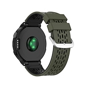 זול רצועות שעונים של Garmin-צפו בנד ל גרמין Approach S2 / S4 סיליקוןריצה תַחֲלִיף רצועה נושם רצועת ספורט אבזם קלאסי צמיד
