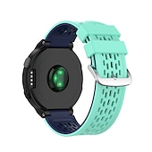 זול רצועות שעונים של Garmin-צפו בנד ל גרמין Approach S2 / S4 סיליקוןריצה תַחֲלִיף רצועה נושם רצועת ספורט אבזם קלאסי צמיד