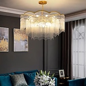 billige Lysekroner-ledet anheng lys moderne krystall lysekrone 80 cm lantern desgin innfelt lys rustfritt stål galvanisert 110-120v 220-240v