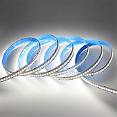 Недорогие Штекерные полосы света-светодиодная лента 2835 1200leds высокая яркость теплый белый натуральный белый гибкий светодиодный трос ленточная световая лампа 5 м постоянного тока 12 в