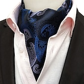 voordelige Herenstropdassen &amp; vlinderdassen-Voor heren Banden sjaal Das Ascot Vintage Werk Klassieke Stijl Mode liiketoiminta Causaal Afspraakje