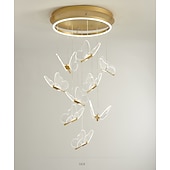 economico Luci Isola cucina-lampada a sospensione a led 35 cm lampada a sospensione a design singolo in acrilico stile nordico a led 110-240 v