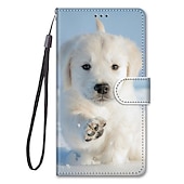 ieftine Carcase iPhone-Carcasă pentru telefon pentru iPhone 16e iPhone 16 iPhone 15 Pro Max Plus iPhone 14 13 12 11 Pro Max Mini SE X XR XS Max 8 7 Plus Carcasă portofel flip cu suport holder cartoon TPU PU piele